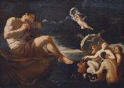 Johann Carl Loth, Galatea mit ihren Begleiterinnen vor Polyphem